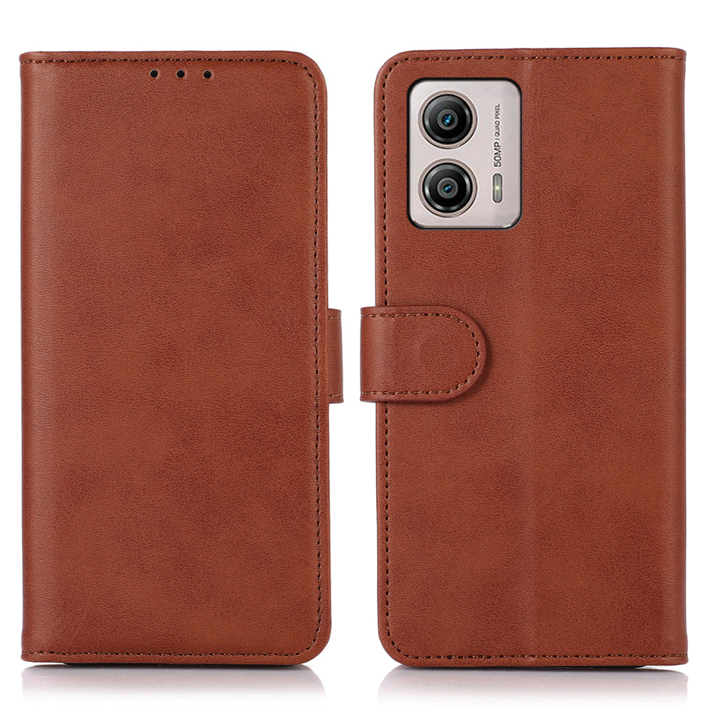 Cell Phone Case for Motorola Moto G53 5G G13 4G G23 4G Cowhide Texture PU Leather Phone Wallet Cover Stand Cell Phone Case for Motorola Moto G53 5G G13 4G G23 4G Cowhide Texture PU Leather Phone Wallet Cover Stand